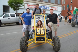 TCNJ Baja 2015 team with 2014 vehicle