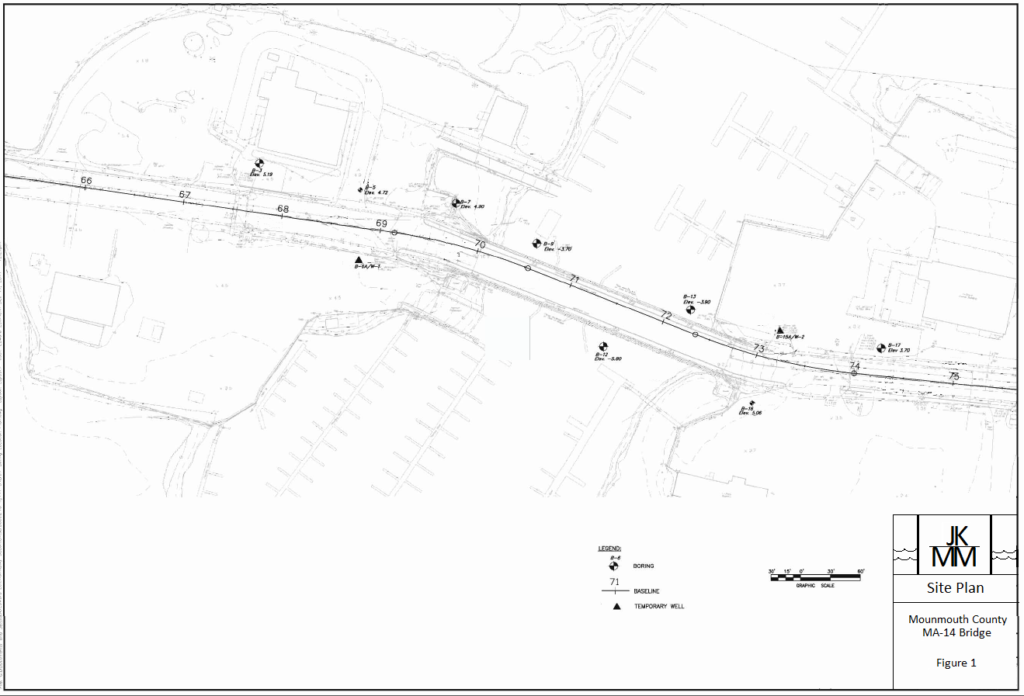 Site Plan | Monmouth County Bridge MA-14 Geotechnical and Hydrological ...
